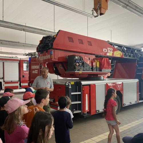 Bei der Feuerwehr