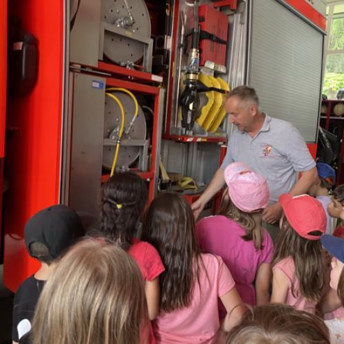 Bei der Feuerwehr