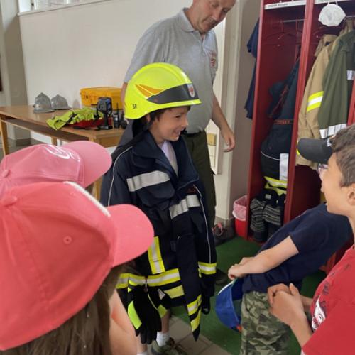 Bei der Feuerwehr