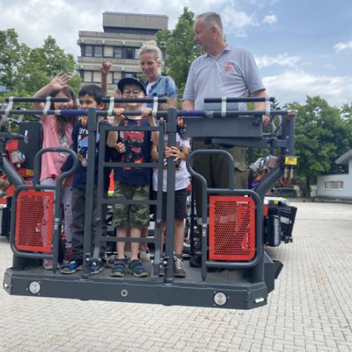 Bei der Feuerwehr