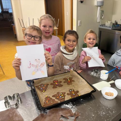 In der Weihnachtsbäckerei